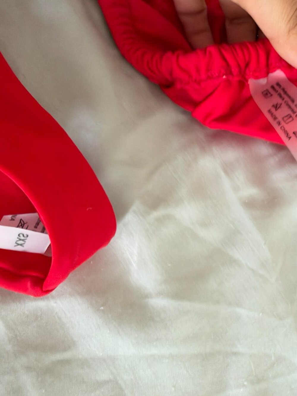 Red Triangle Bikini Set - Picture 2 of 3